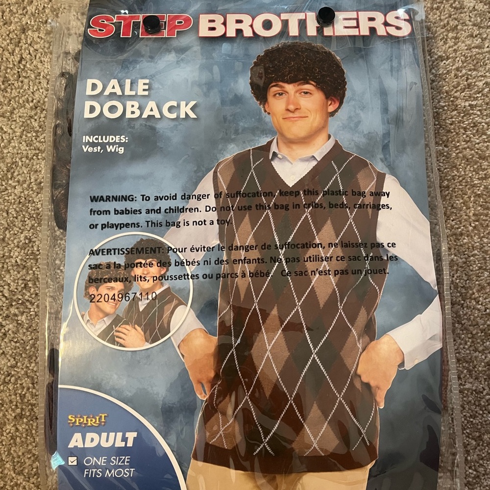 Halloween Costume Step Brothers Adult